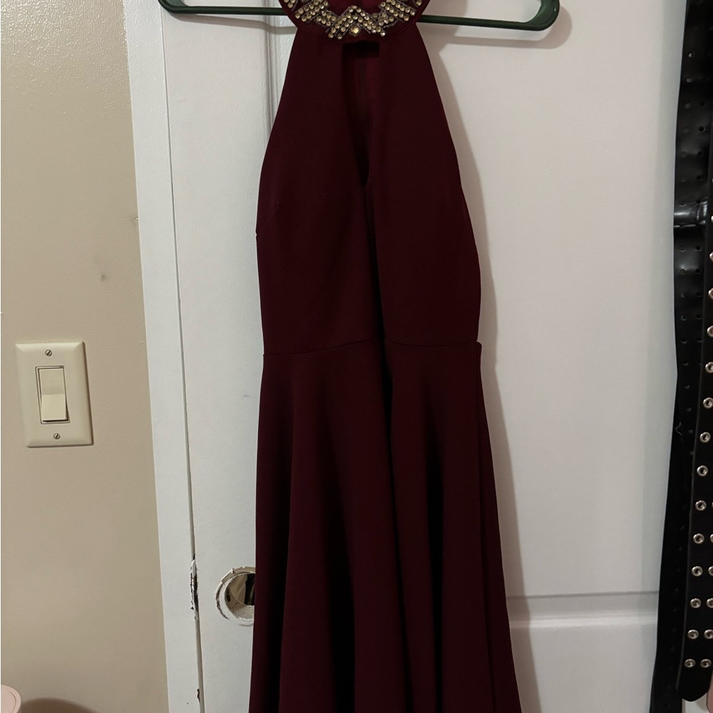 B Darlin Deep Red Dress